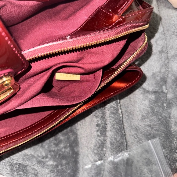 Louis Vuitton Glossy Burgundy Satchel - Picture 6 of 8